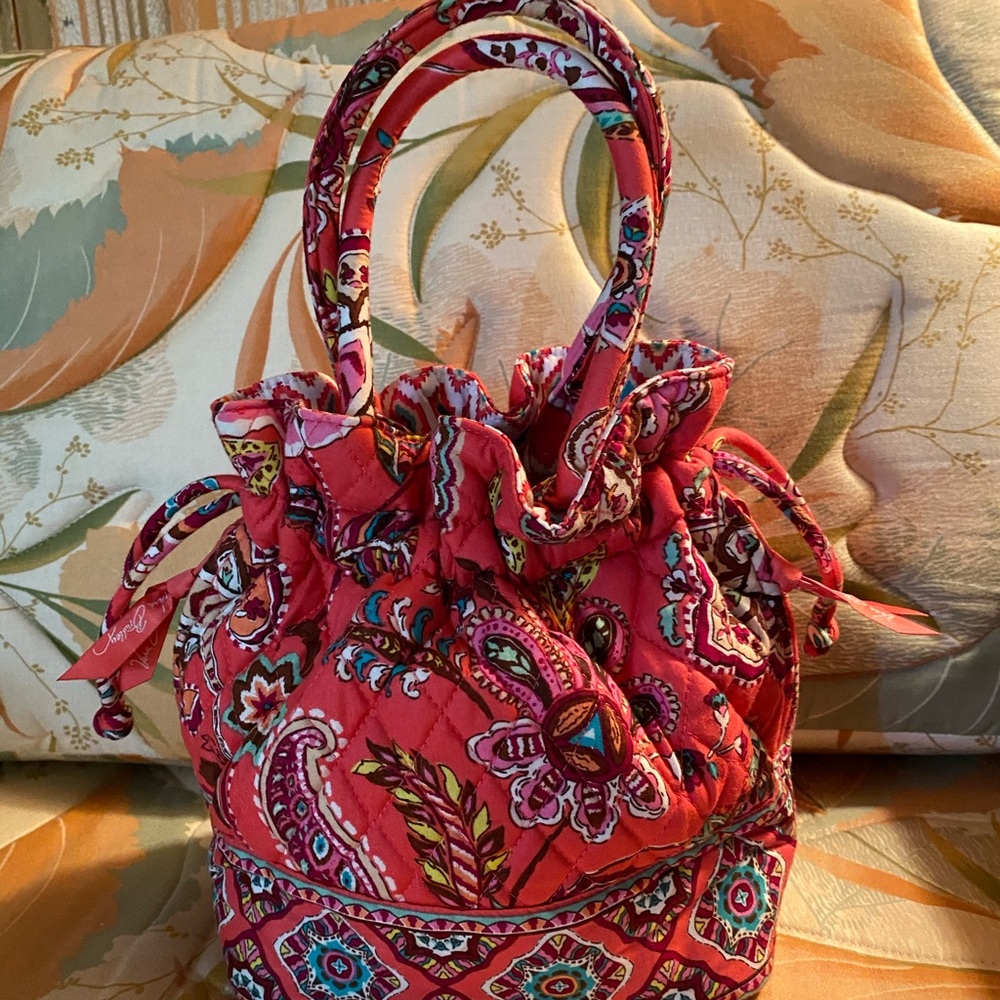 Vera Bradley drawstring cinch bag